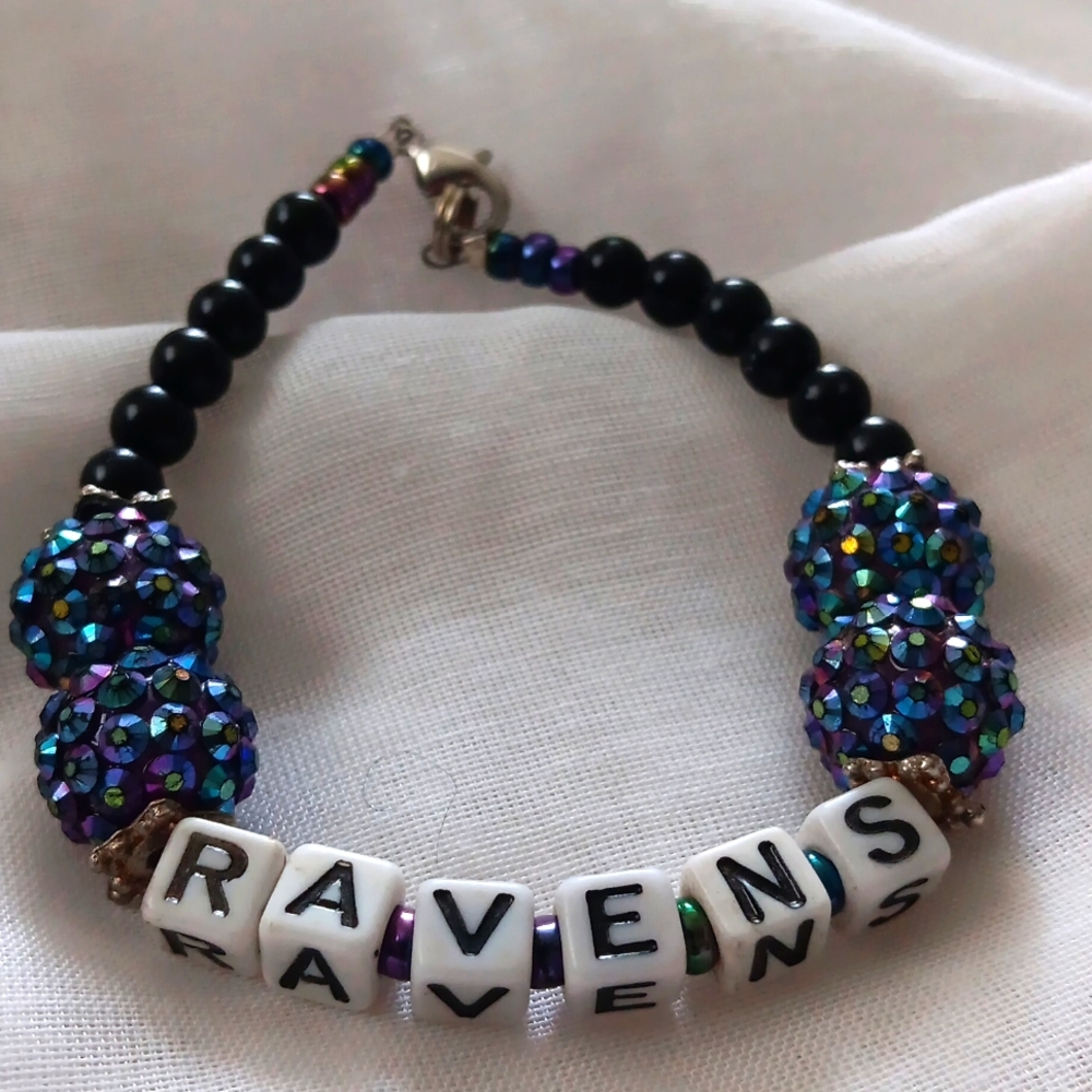Ravens Handmade Bracelet